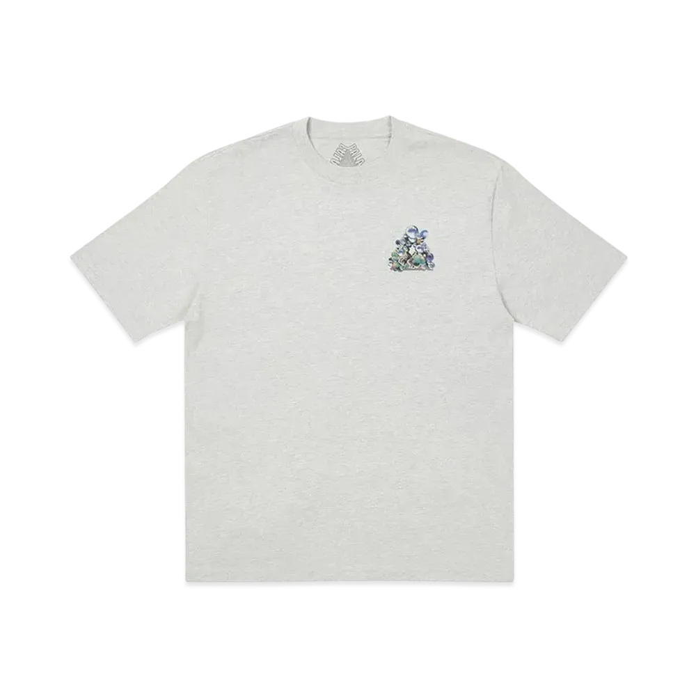 PALACE BUBBLING T-SHIRT "Grey Marl"