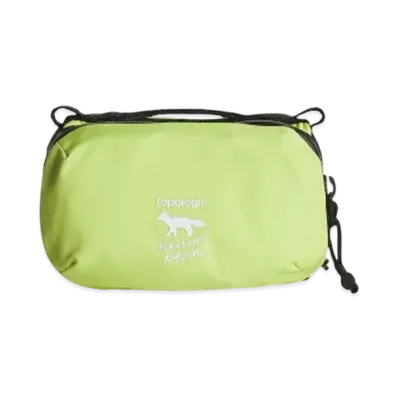Maison Kitsune x Topologie Mini Bottle Sacoche "Citron Vert"
