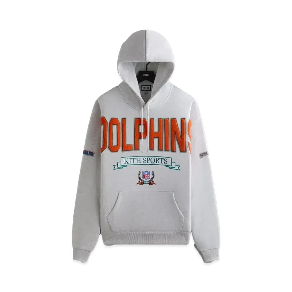 Kith & '47 For The NFL: Dolphins Nelson Hoodie "Light Heather Grey"