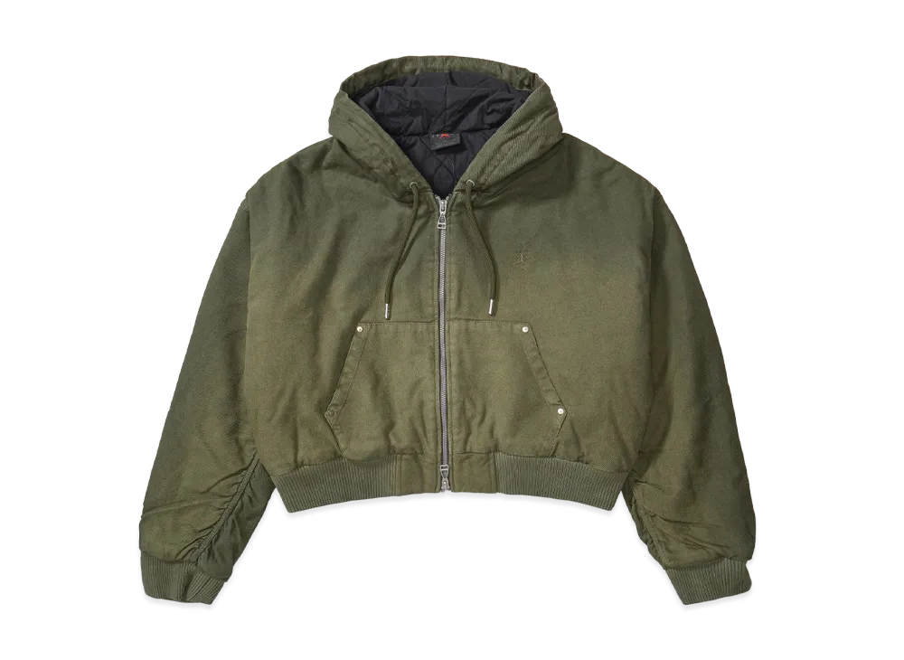 Nike Jordan x Travis Scott Women's Canvas Jacket "Olive"