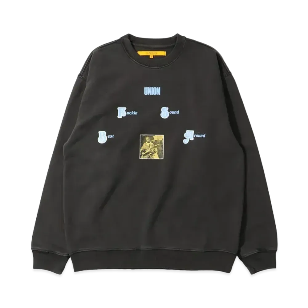 UNION Sound Crewneck "Vintage Black Pigment"