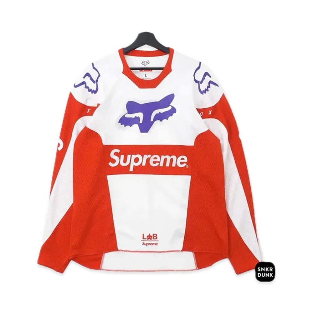 シュプリーム x フォックスレーシング モト ジャージ トップ "レッド"