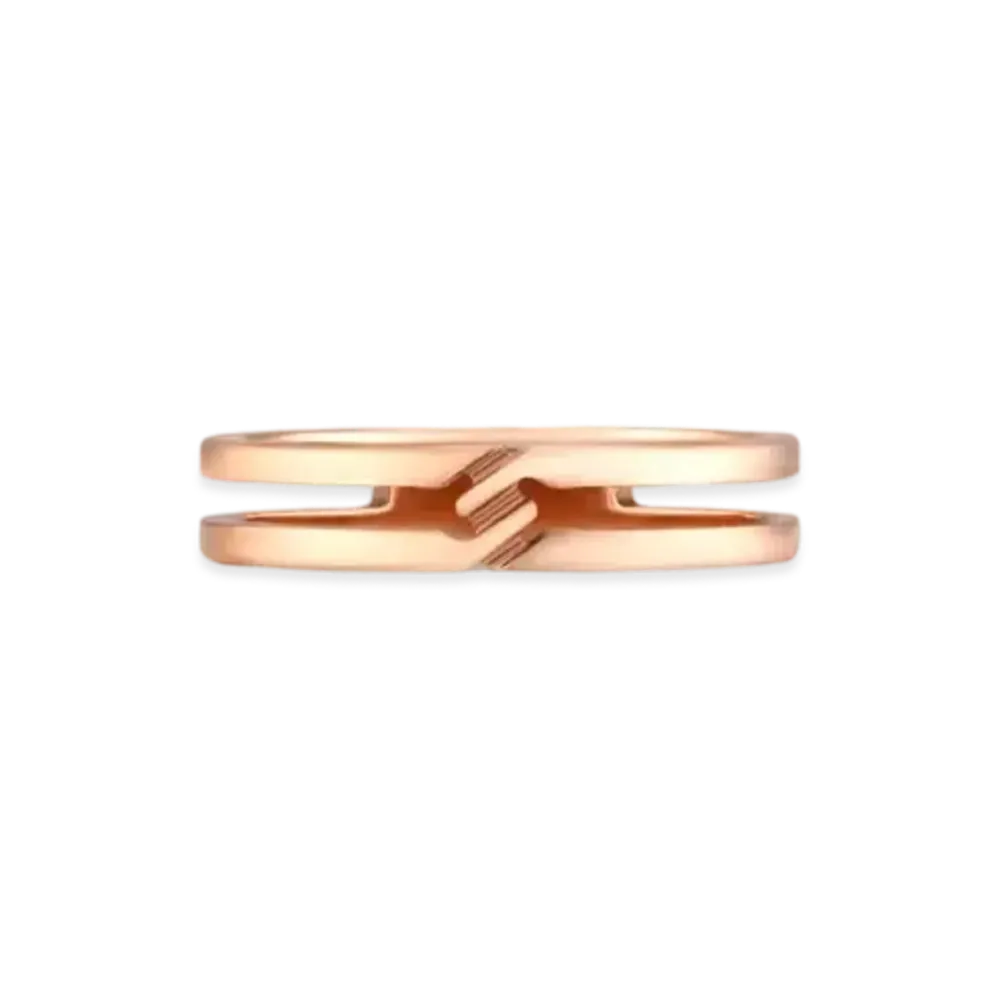 GUCCI Gucci Infinity Rose Gold Ring "Pink"