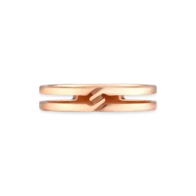 GUCCI Gucci Infinity Rose Gold Ring "Pink"