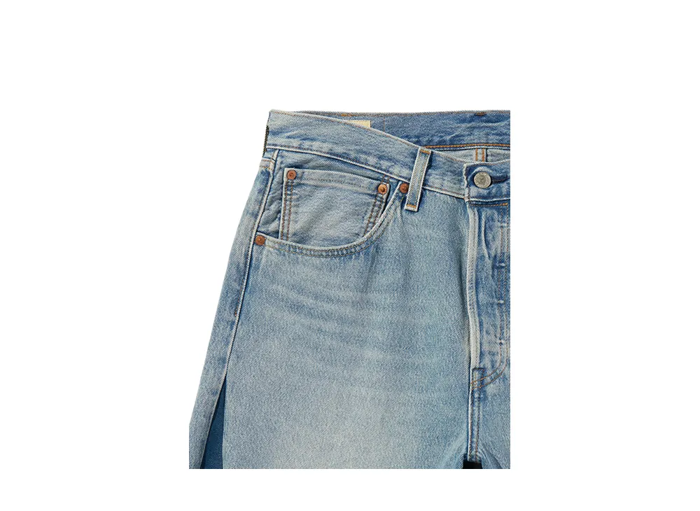 LEVI'S 501 Loose Customized Expansion Baggy Jeans V2 S/D 