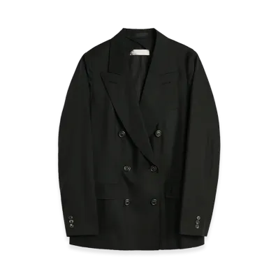 OUR LEGACY Women's Chemise Blazer "Void Black Veil Wool"