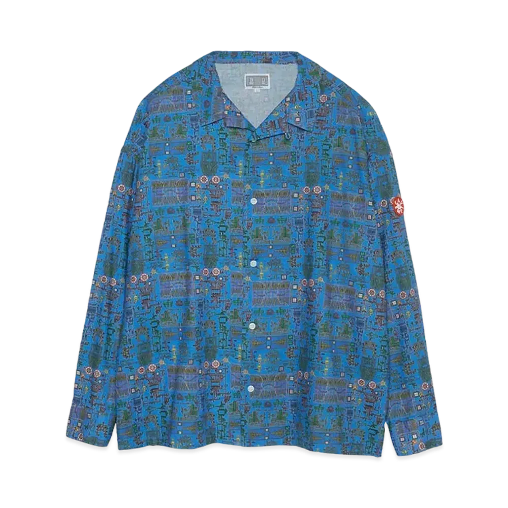 Cav Empt (C.E) MODULE BIG SHIRT "Blue"