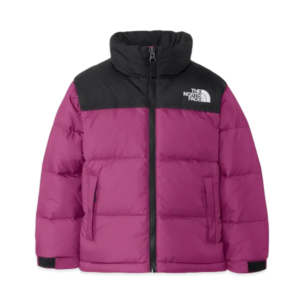 The North Face Kids Toddler Nuptse Jacket "Black/Roxbury Pink"