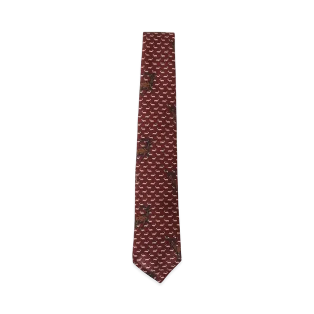 BEAMS Conversation Print Tie "Deep"