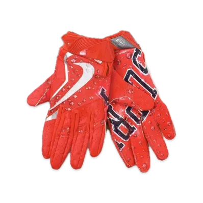 Supreme x Nike Vapor Jet 4.0 Football Gloves "Red"