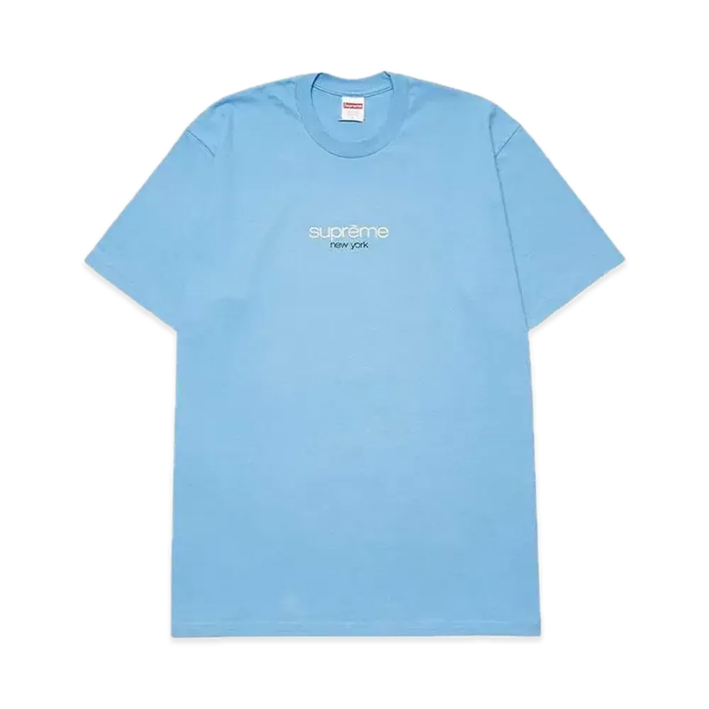 Supreme Classic Logo Tee "Light Slate"