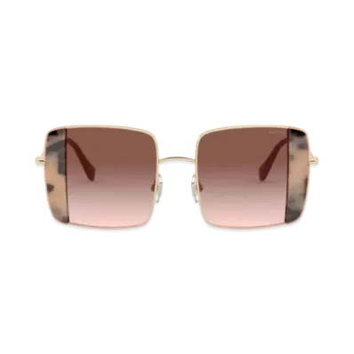 MIU MIU Noir Sunglasses "Matt Dark Brown Gradation Lens"