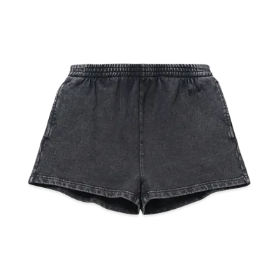 X-Girl Women's Faded Sweat Short Pants "Black"