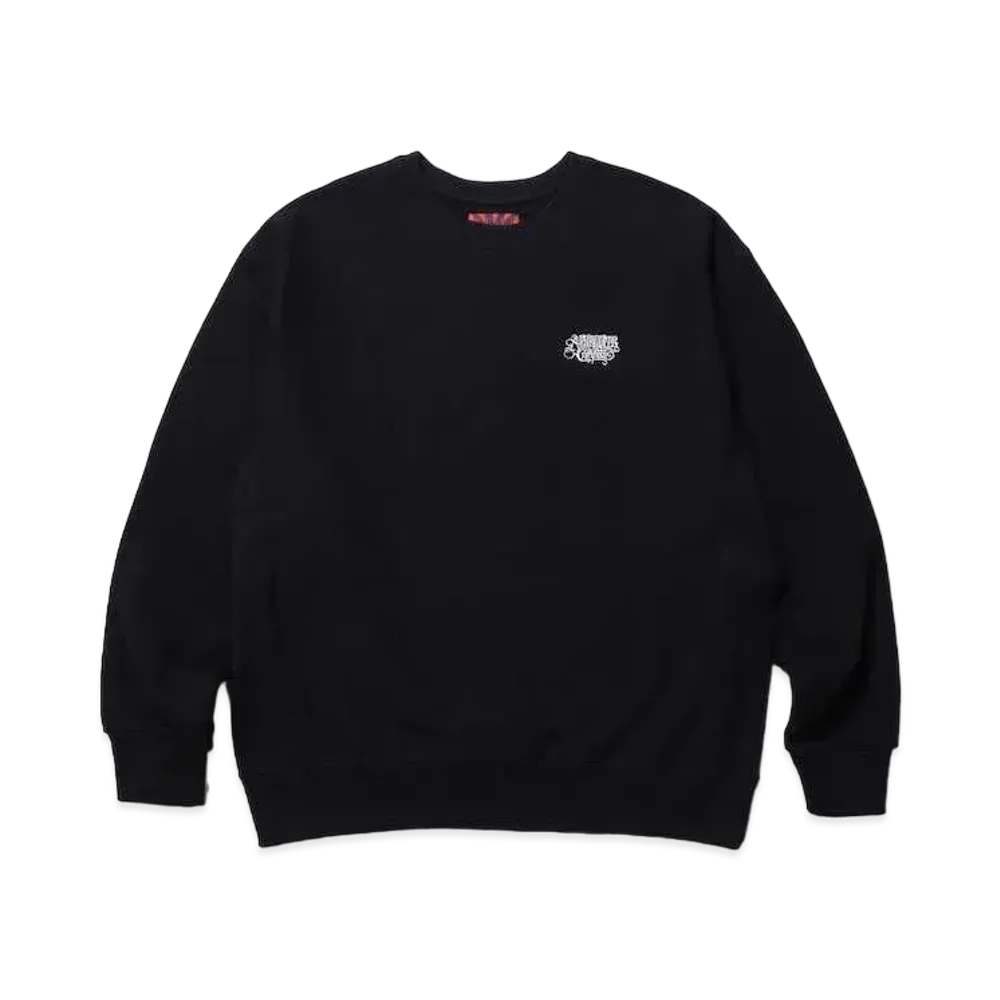 APHRODITEGANG CLASSIC LOGO HEAVY WEIGHT SWEAT SHIRT "Black"