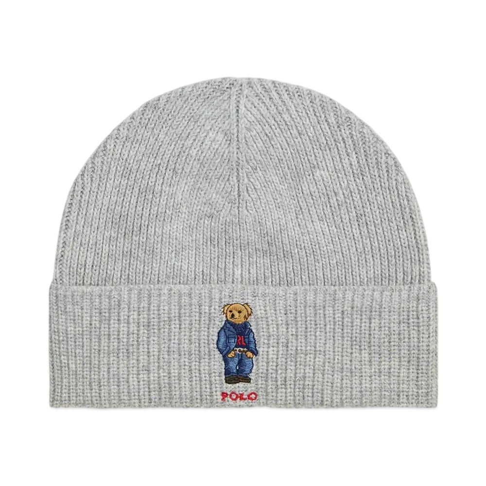 Polo Ralph Lauren Polo Bear Rib Knit Beanie "Gray"
