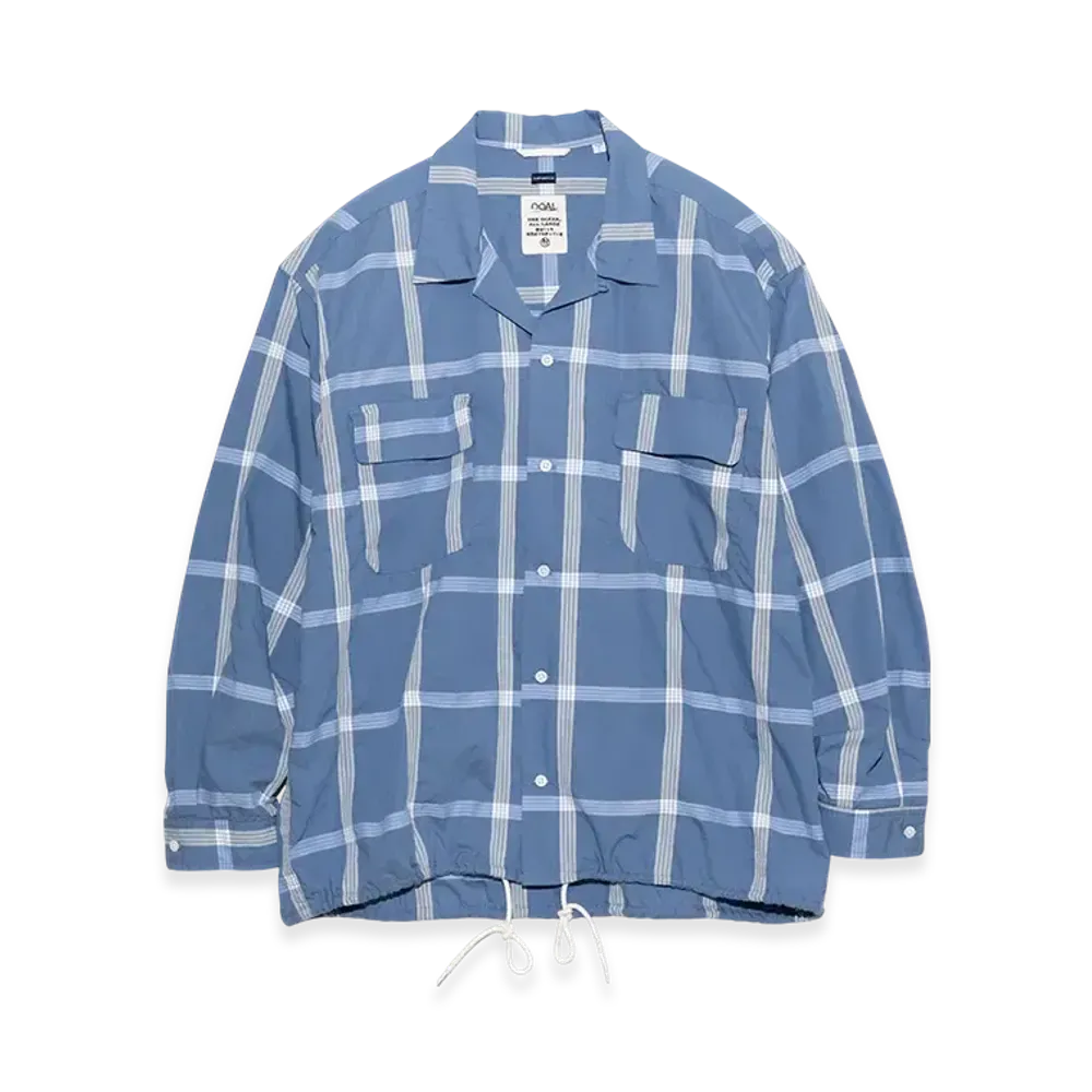 nanamica Palaka Check Shirt "Blue"