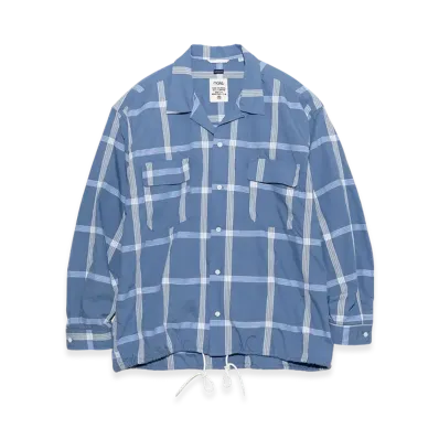 nanamica Palaka Check Shirt "Blue"