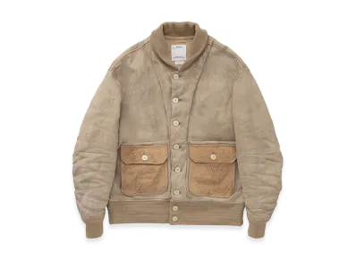 visvim Dayton JKT Sheepskin LT "Ivory"
