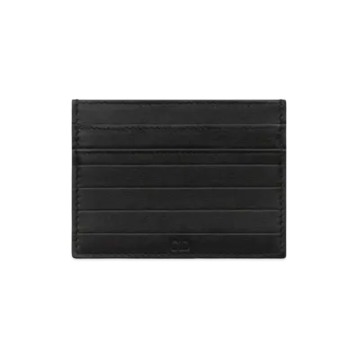 Dior Leather Card Holder "Black"