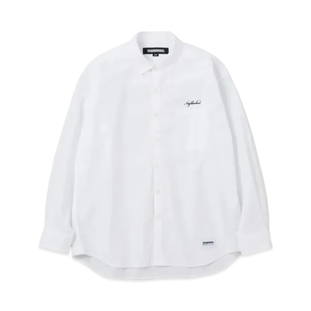 NEIGHBORHOOD Trad Shirt LS "White"