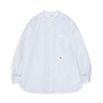 nanamica Band Collar Wind Shirt "OffWhite"