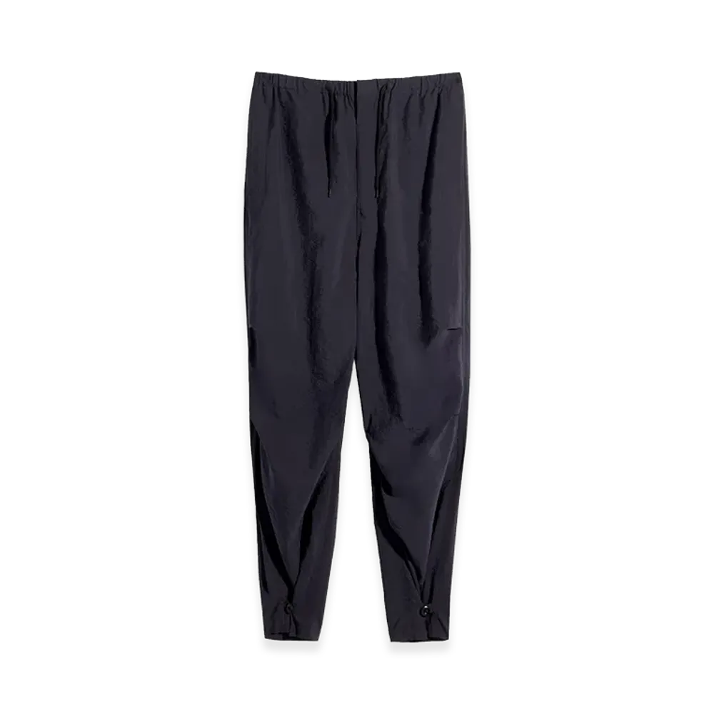 LEMAIRE Washed Technical Cotton Parachute Pants "Squid Ink"