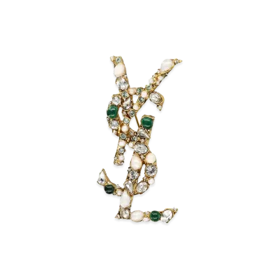 Saint Laurent Women's Brooch "Multicolor"