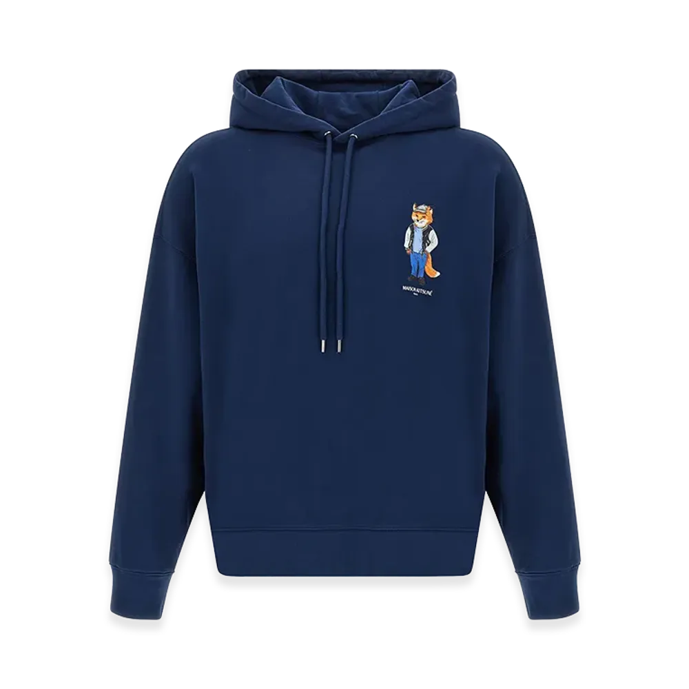 Maison Kitsune Cotton Oversize Sweatshirt "Blue/Navy Blue"