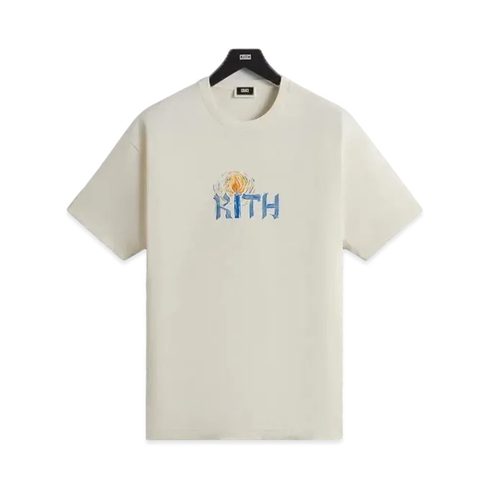Kith Treats Hanukkah Shamash Tee "Sandrift"
