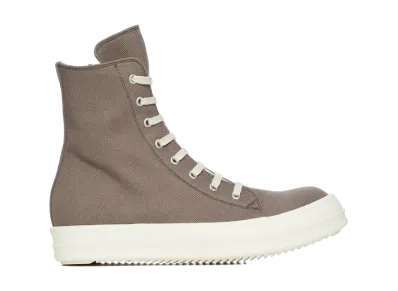 Rick Owens DRKSHDW FW26 Tower Vegan Sneaks 13oz Overdyed Denim "Dust/Milk"