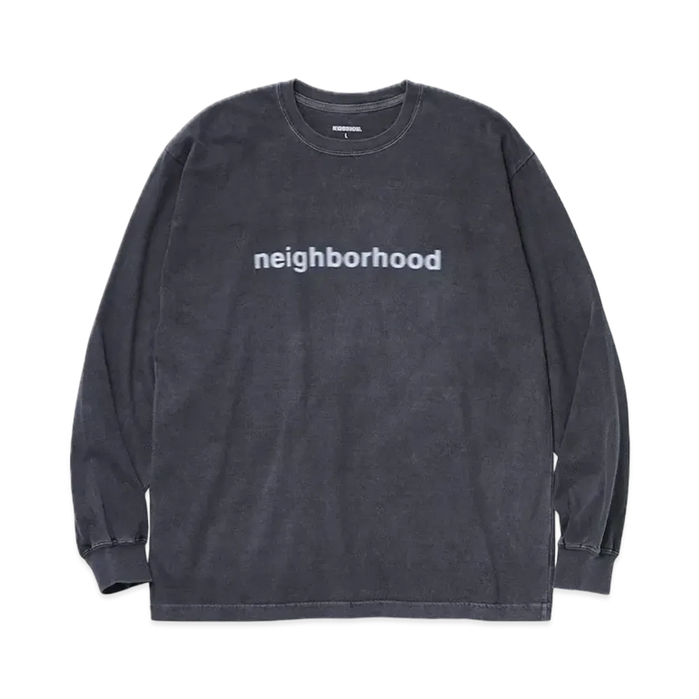 NEIGHBORHOOD NH . Tee LS-3 "Black"