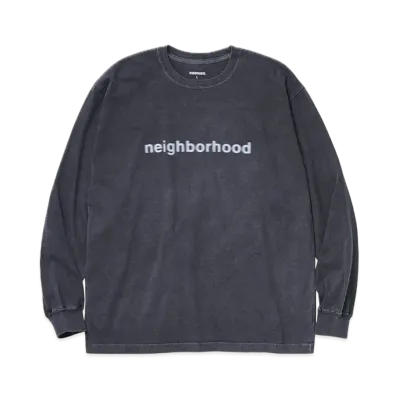 NEIGHBORHOOD NH . Tee LS-3 "Black"