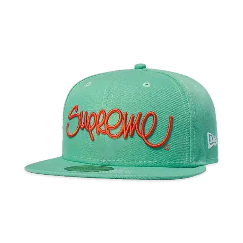 Supreme Handstyle New Era "Mint"