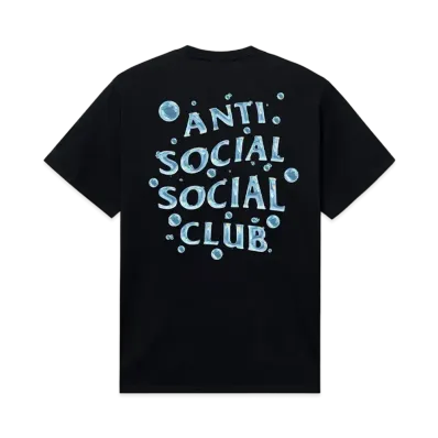 ANTI SOCIAL SOCIAL CLUB Bubble Logo Tee "Black"
