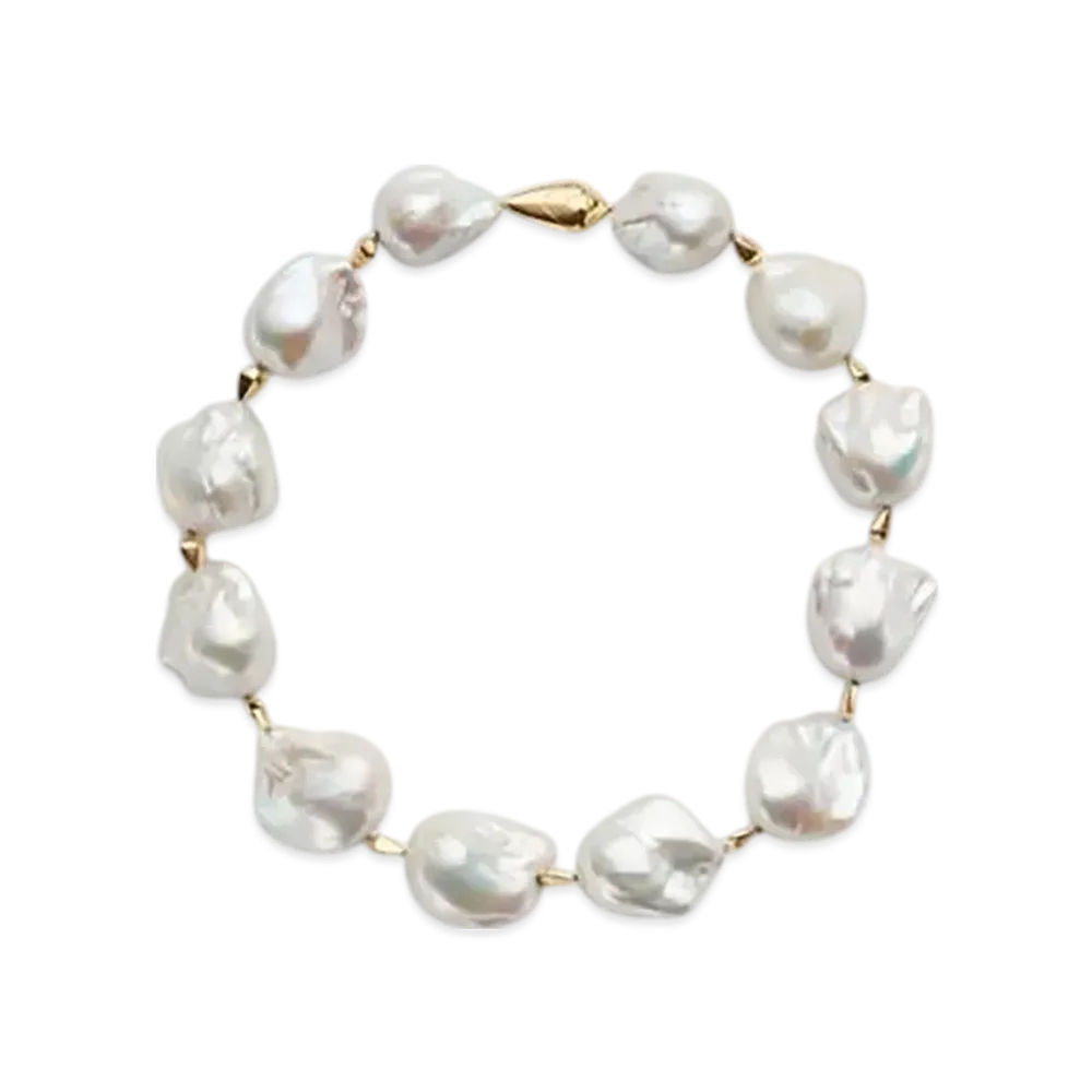 Bottega Veneta Pearl Necklace "White"