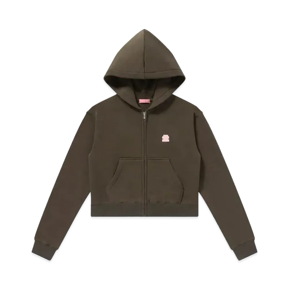 BlackEyePatch Small OG Label Zip Hoodie "Olive"