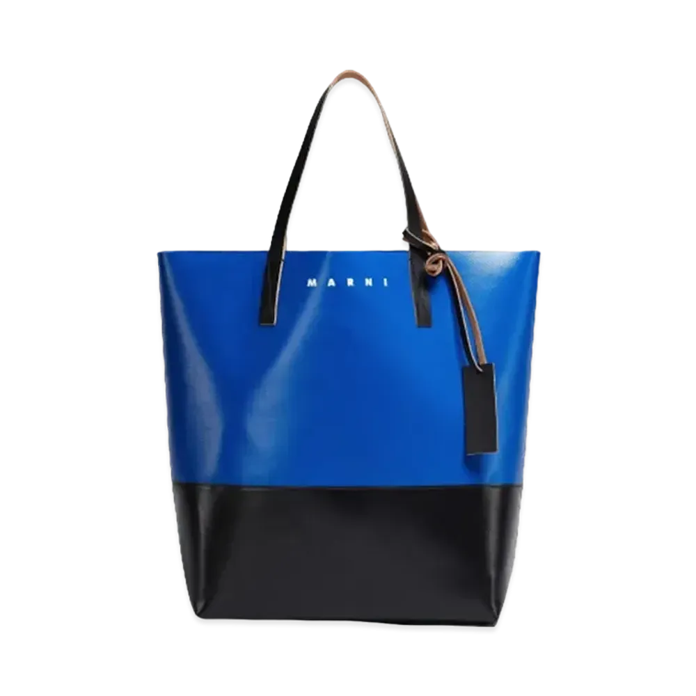 Marni Tribeca Shopping Bag "Royal/Black"