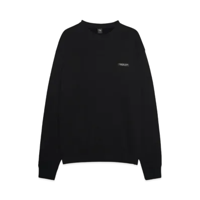 RATS FLEECE CREW NECK SWEAT "BLACK"