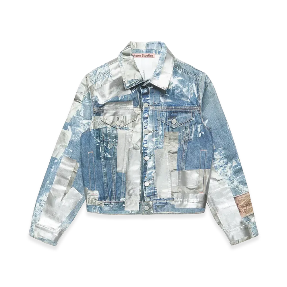 Acne Studios Trompe L'oeil Denim Jacket "Mid Blue"