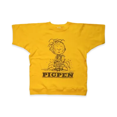 SAPEur x PEANUTS Pigpen S/S Sweat "Yellow"