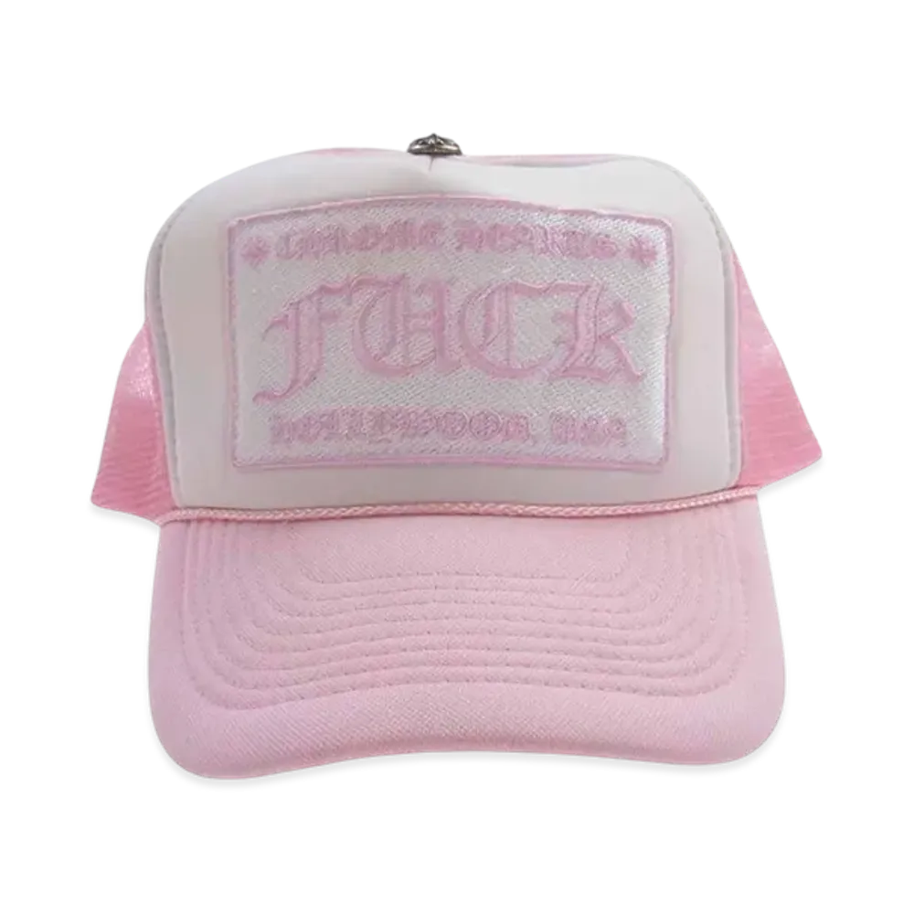 Chrome Hearts Tracker Cap Fuck "Pink"