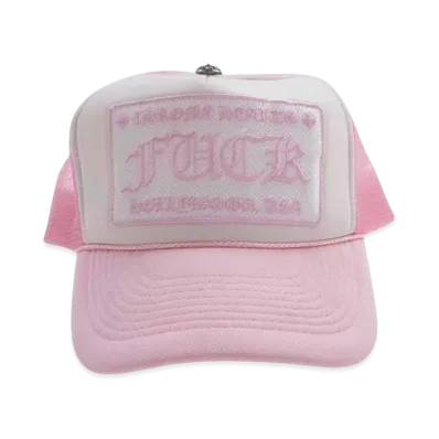 Chrome Hearts Tracker Cap Fuck "Pink"