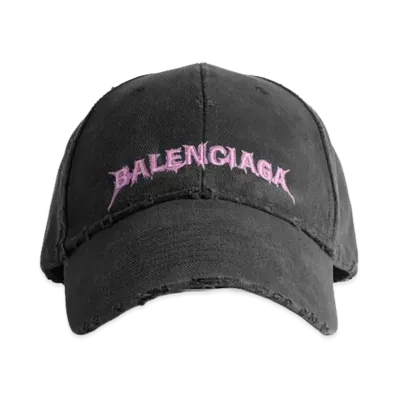 BALENCIAGA DIY Balenciaga Back Cap "Black"