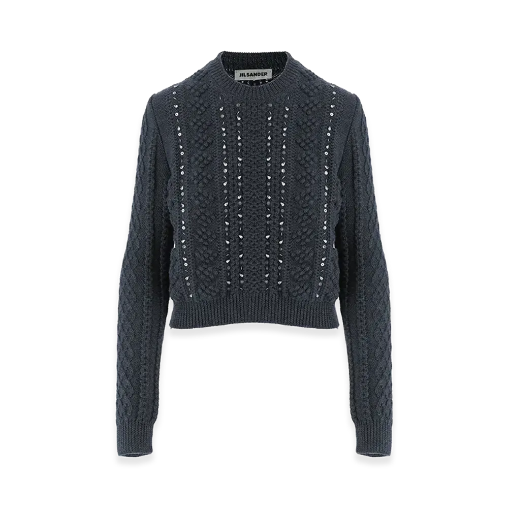 Jil Sander Women's Sweaters "Dark Gray"