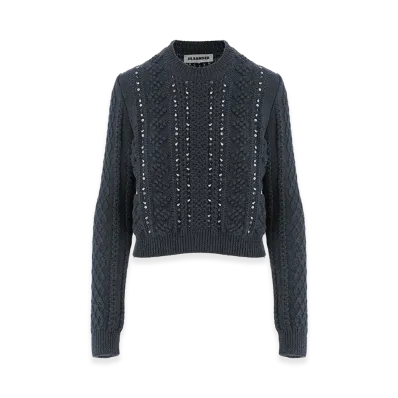 Jil Sander Women's Sweaters "Dark Gray"