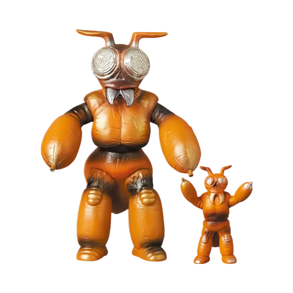 MEDICOM TOY "Toei Retro Sofvi Collection" -Android Kikaider- Orange Ant (New Color + Mini Soft Vinyl)