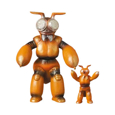 MEDICOM TOY "Toei Retro Sofvi Collection" -Android Kikaider- Orange Ant (New Color + Mini Soft Vinyl)