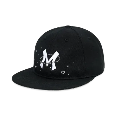SUPPLIER Moon Rhinestone Baseball Cap "Black"