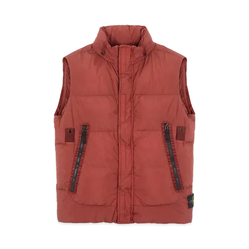 Stone Island G0123 GARMENT DYED CRINKLE REPS NY DOWN-TC "Brick Red"