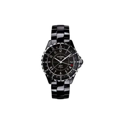 CHANEL J12 Ceramic 38mm GMT Automatic "Black"